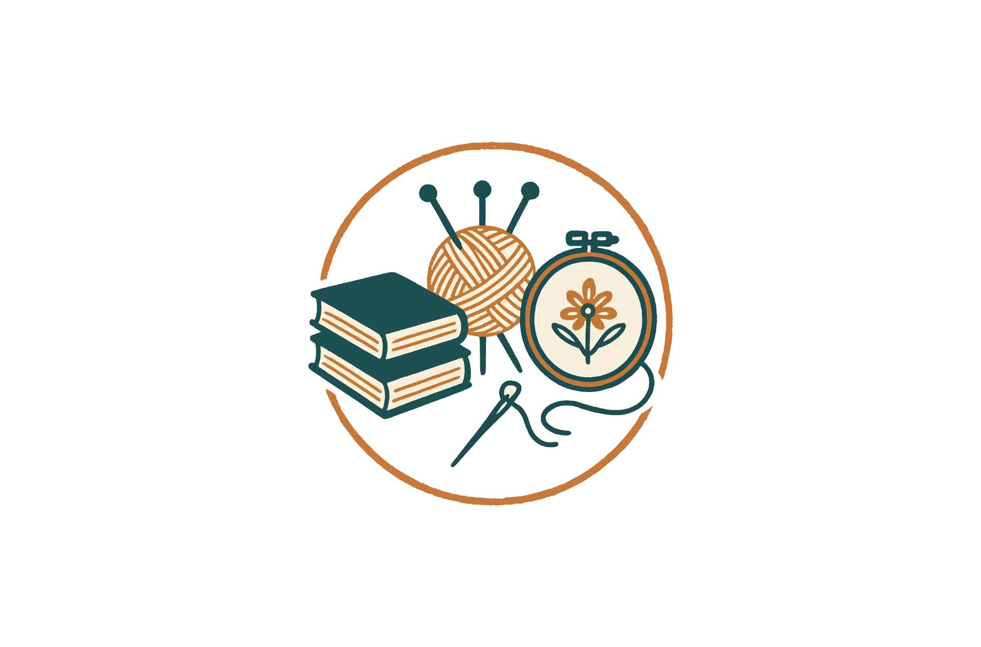 Kursy haftu ręcznego — Atelier Koronka logo